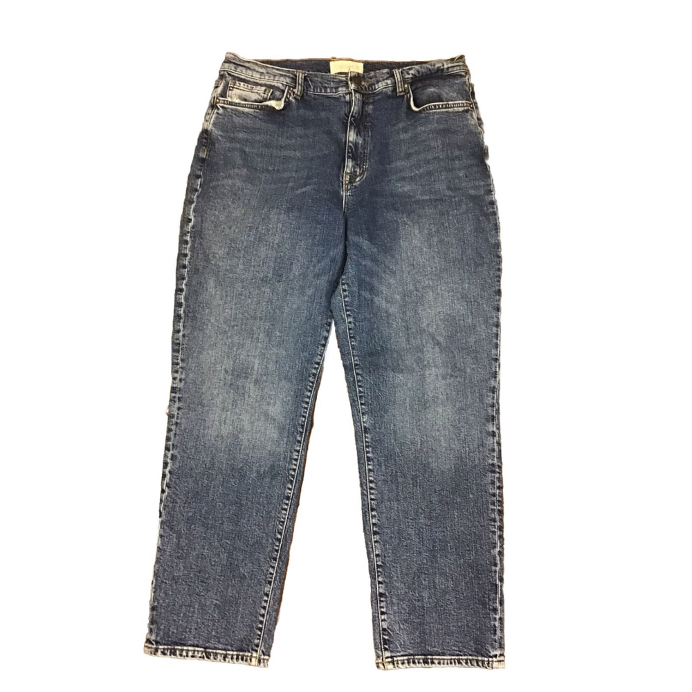 C/E by Current Elliott Women’s Size 30 Medium Wash Straight Leg High Rise Jeans
